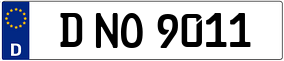 Truck License Plate